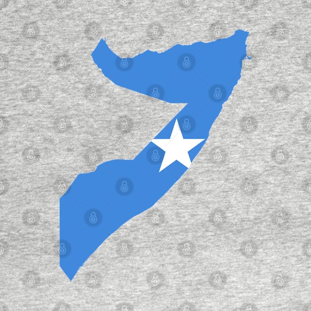 Somalia Flag Map by Historia